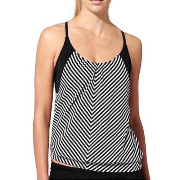 athleta blousy tankini